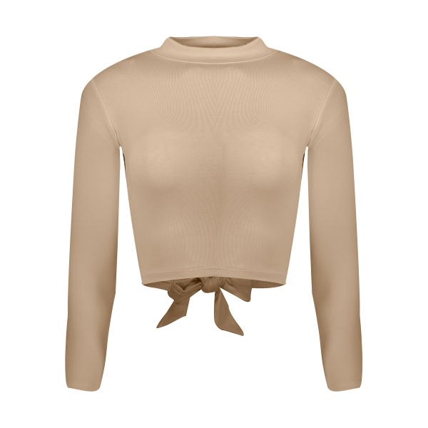 نیم تنه زنانه پپا مدل Back Drape رنگ کرم نیم تنه زنانه پپا مدل Back Drape رنگ کرم