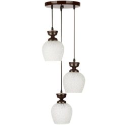 چراغ آویز چشمه نورسه شعله کدG554/3H-BR