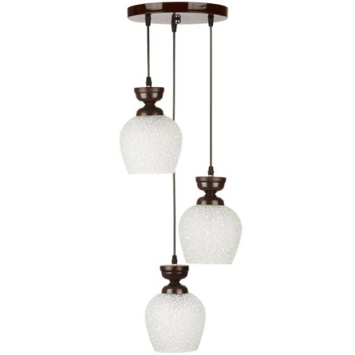 چراغ آویز چشمه نورسه شعله کدG554/3H-BR
