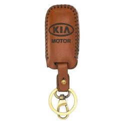 جاسوئیچی خودرو چرم طبیعیکد ct-393 مناسب برای کیا 3 دکمه سراتو اپتیما اسپورتیج (عرضه کالا)