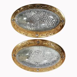 چراغ دیواری مدل نگین مجموعه 2 عددی