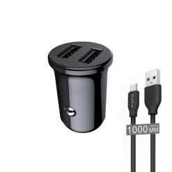 شارژر فندکی پرووان مدل PCG12به همراه کابل تبدیل MicroUSB