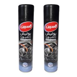 اسپری پولیش داشبورد خودرو کاسپین مدل Mountain حجم 300 میلی‌ لیتر  بسته 2 عددی