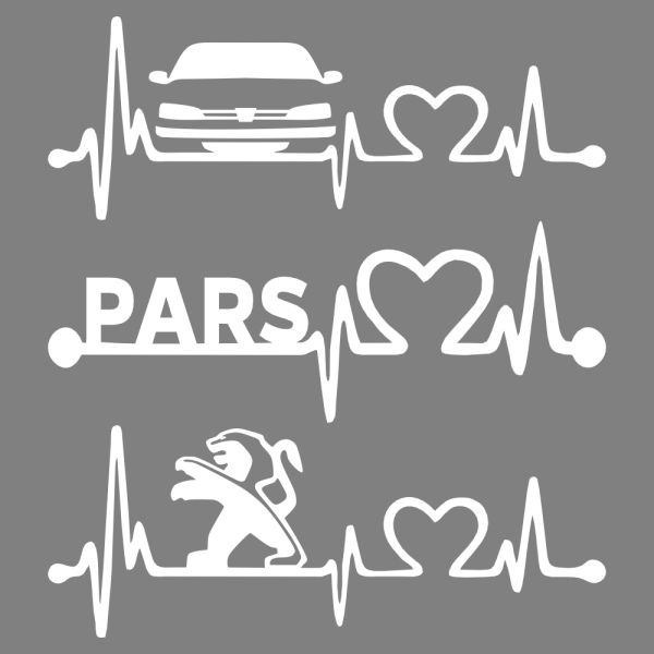 برچسب بدنه خودرو ماتریسیو طرح ماشین مدل پژو پارس کد M150 مجموعه 3 عددی برچسب بدنه خودرو ماتریسیو طرح ماشین مدل پژو پارس کد M150 مجموعه 3 عددی