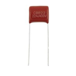 خازن پلی استر 220 نانوفاراد کد 224-400V بسته 10 عددی