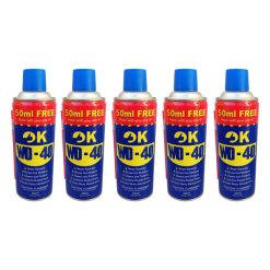 اسپری روان کننده اوکی مدل WD-40 حجم 450 میلی لیتر بسته 5 عددی