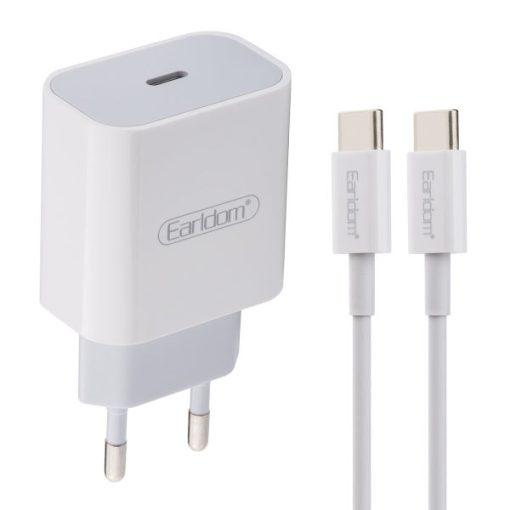 شارژر دیواری ارلدام مدل ES-KC23 18W به همراه کابل USB-C