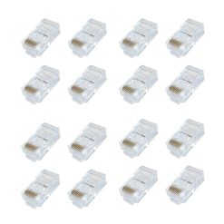 کانکتور شبکه cat5 مدل RJ45 بسته 16 عددی