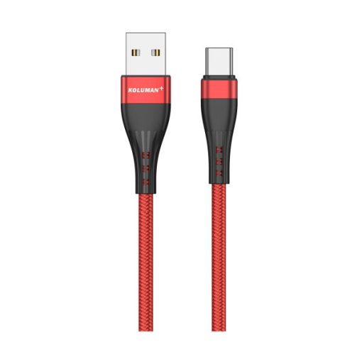 کابل تبدیل USB به USB-C کلومن پلاس مدل  K11 طول 1.2 متر