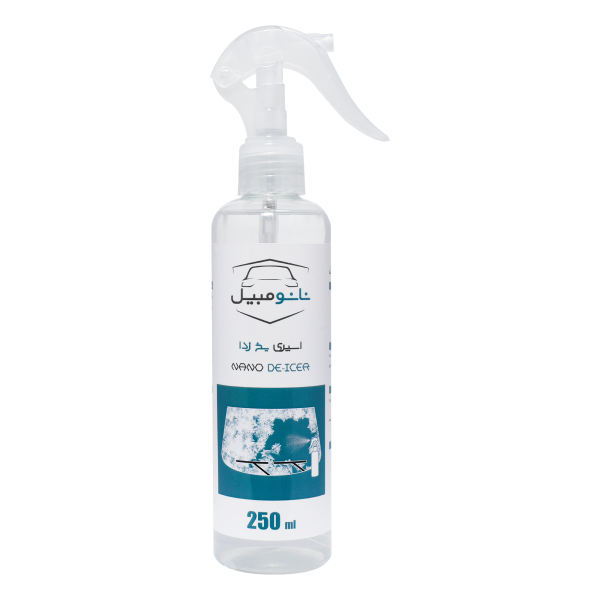 اسپری یخ زدا شیشه خودرو نانومبیل مدل nm-05 حجم 250 میلی لیتر اسپری یخ زدا شیشه خودرو نانومبیل مدل nm-05 حجم 250 میلی لیتر