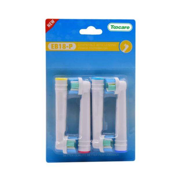 سری یدک مسواک برقی تیکر مدل EB18-P بسته 4 عددی سری یدک مسواک برقی تیکر مدل EB18-P بسته 4 عددی