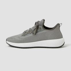 کفش پیاده روی مردانه پول اند بیر مدل MONOCHROME KNIT TRAINERS – 2333640004