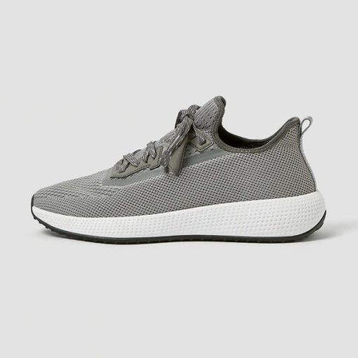 کفش پیاده روی مردانه پول اند بیر مدل MONOCHROME KNIT TRAINERS – 2333640004
