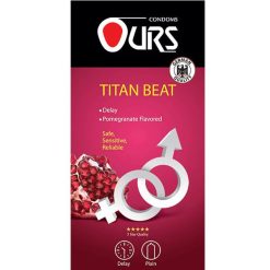 کاندوم ساده اورز مدل Titan Beat بسته 12 عددی