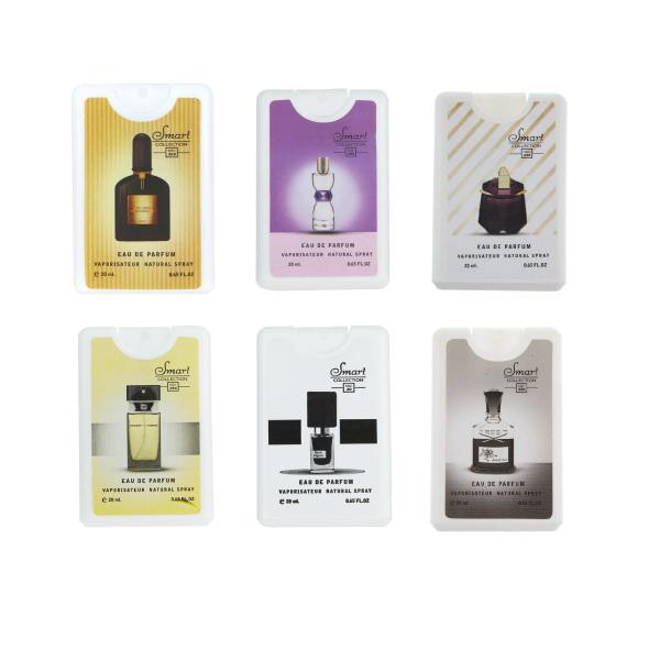 عطر جیبی مردانه اسمارت کالکشن مدل 1 حجم 20 میلی لیتر مجموعه 6 عددی عطر جیبی مردانه اسمارت کالکشن مدل 1 حجم 20 میلی لیتر مجموعه 6 عددی