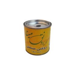 رنگ روغنی قهوه‌ای سوخته نیمه براق رونق مینا مدل 2 حجم 250 میلی لیتر