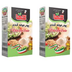 پودر جوانه گندم گلها – 200 گرم بسته 2 عددی