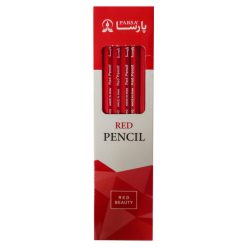 مداد قرمز پارساکد 15 بسته 12 عددی