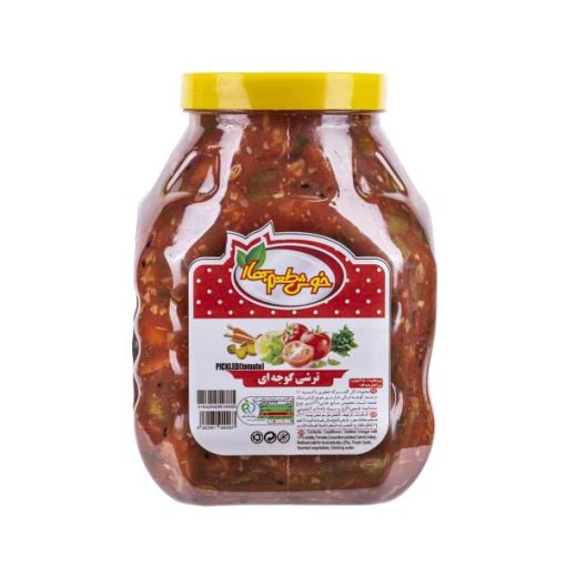 ترشی مخلوط با گوجه فرنگی خوش طعم بهار – 2.5 کیلوگرم