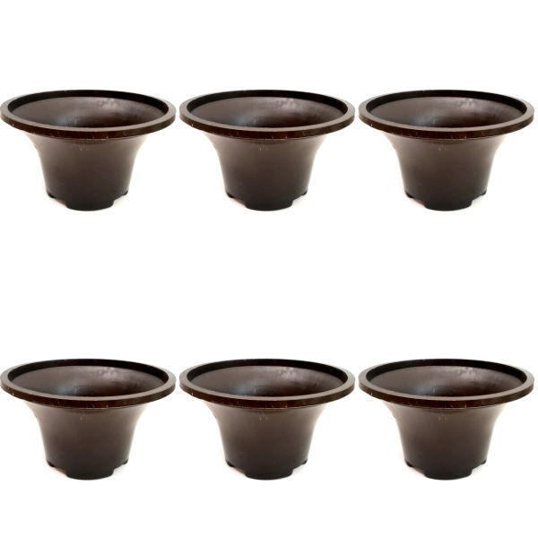 گلدان مدل کاسه ای A-22 بسته 6 عددی گلدان مدل کاسه ای A-22 بسته 6 عددی