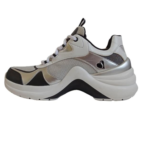 کفش پیاده روی زنانه اسکچرز مدل 84730L/WBK کفش پیاده روی زنانه اسکچرز مدل 84730L/WBK