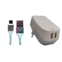 شارژر دیواری امی مدلMY-230Q به همراه کابل تبدیل microUSB