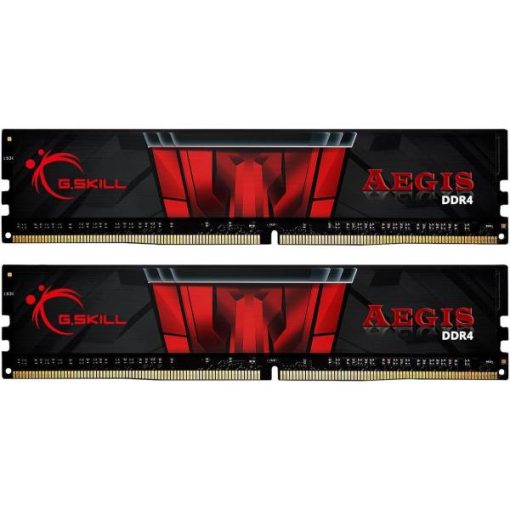 رم دسکتاپ DDR4 دو کاناله 2400 مگاهرتز CL17 جی اسکیل مدل Aegis ظرفیت 16 گیگابایت