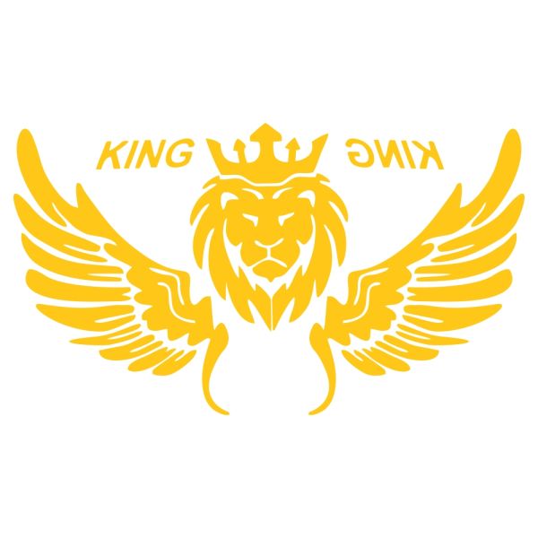 برچسب بدنه خودرو ماتریسیو طرح بال شیر king کد M84 برچسب بدنه خودرو ماتریسیو طرح بال شیر king کد M84