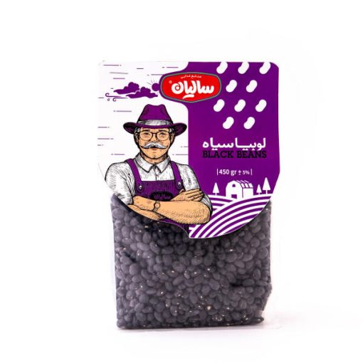 لوبیا سیاه صنایع غذایی سالیان – 450 گرم