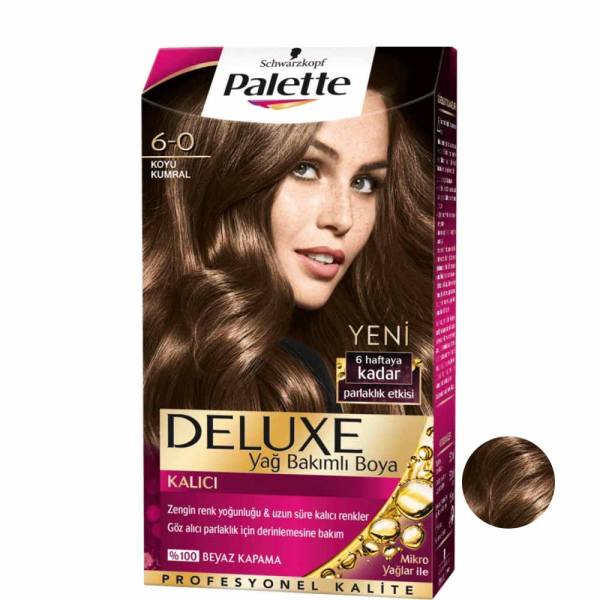 کیت رنگ مو پلت سری DELUXE شماره 0-6 حجم 50 میلی لیتر رنگ قهوه ای شکلاتی کیت رنگ مو پلت سری DELUXE شماره 0-6 حجم 50 میلی لیتر رنگ قهوه ای شکلاتی
