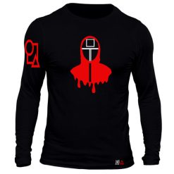 تیشرت آستین بلند مردانه مدلSquid Game کد b60رنگ مشکی