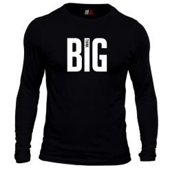 تیشرت آستین بلند مردانه آلفامد مدل BIG کد T06 رنگ مشکی