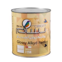 پوشرنگ روغنی آلکیدی کرم تیرهرسام کد R114 وزن 1100 گرم