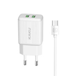 شارژر دیواری کاکو مدل KSC-373 به همراه کابل تبدیل USB-C