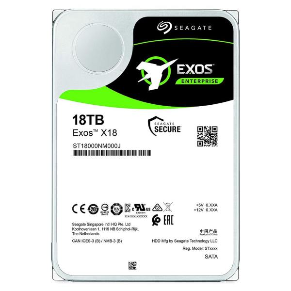 هارد دیسک اینترنال سیگیت مدل EXOS X18 ST18000NM000J ظرفیت 18 ترابایت هارد دیسک اینترنال سیگیت مدل EXOS X18 ST18000NM000J ظرفیت 18 ترابایت