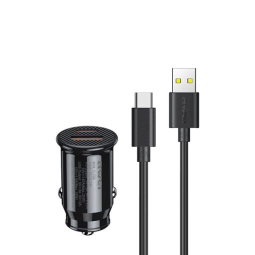شارژر فندکی اوی مدل C-706 به همراه کابل تبدیل microUSB