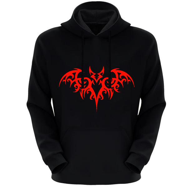 هودی مردانه مدل اژدها E1440 رنگ مشکی هودی مردانه مدل اژدها E1440 رنگ مشکی