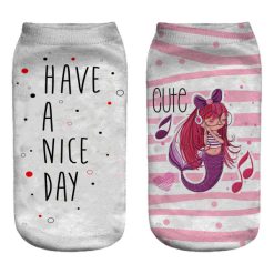 جوراب طرح پری دریایی مدل 1126