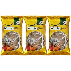 شکر قهوه ای یاس نوین – 900 گرم بسته 3 عددی