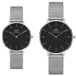 ست ساعت مچی عقربه ای زنانه و مردانهکد DW60غیر اصل