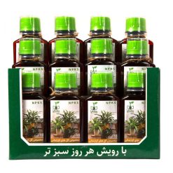 کود گل‌های آپارتمانی رویش سبز مدل  NPKS حجم 120 میلی لیتر بسته 12 عددی