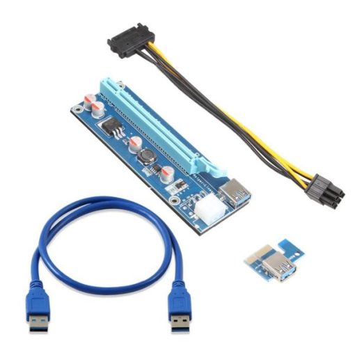 رایزر کارت گرافیک تبدیل PCI EXPRESS 1X به 16X مدل 006C