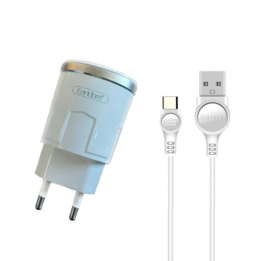 شارژر دیواری ارلدام مدل ES-177 به همراه کابل USB-C