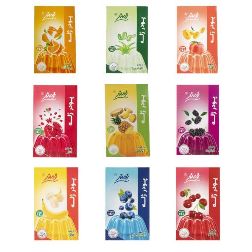 پودر ژله فرمند – 100 گرم مجموعه 9 عددی