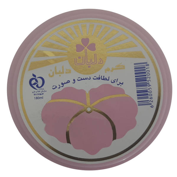 کرم مرطوب کننده دلبان مدل 1 حجم 180 میلی لیتر کرم مرطوب کننده دلبان مدل 1 حجم 180 میلی لیتر