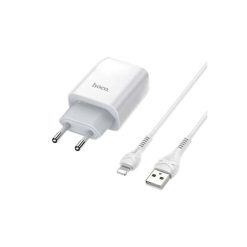 شارژر دیواری هوکو مدل C73A به همراه کابل تبدیل USB به Lightning