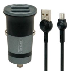 شارژر فندکی ارلدام مدل ES136 به همراه کابل تبدیل microUSB