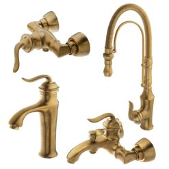 ست شیرآلات پرکاس مدلبامبو فنری کد M-01