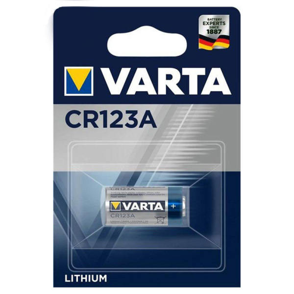 باتری 23A وارتا مدل CR123A باتری 23A وارتا مدل CR123A