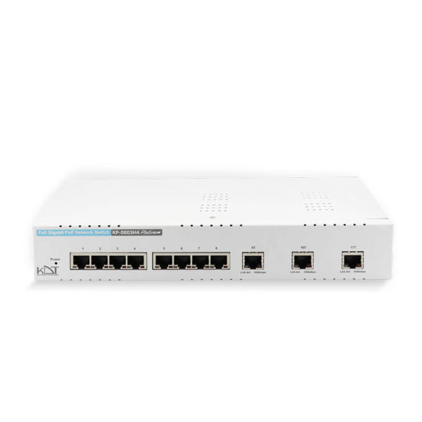 سوئیچ 11 پورت PoE کی دی تی مدل KP-0803H4 سوئیچ 11 پورت PoE کی دی تی مدل KP-0803H4